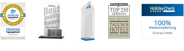Grünau Hotel Berlin Auszeichnungen